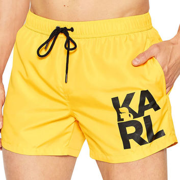 Желтые пляжные шорты Karl Lagerfeld 28948