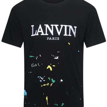 Футболка с пятнами краски Lanvin 28983