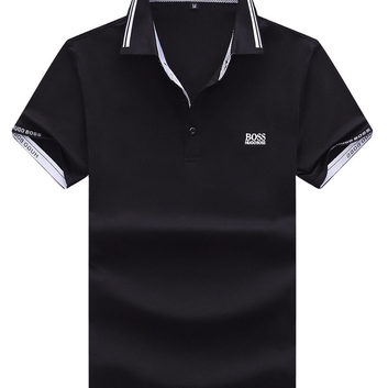 Мужская хлопковая футболка-поло Hugo Boss 29002