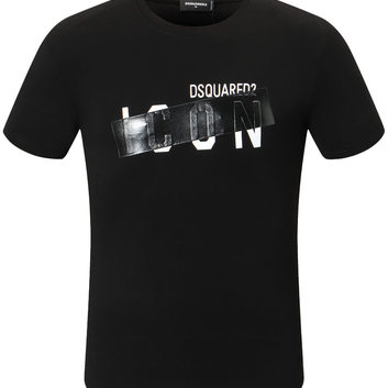 Мужская футболка с фирменным принтом Dsquared2 29011
