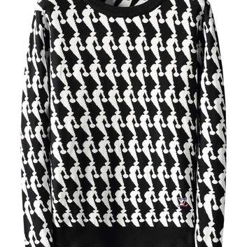 Черный свитер с монохромным принтом Louis Vuitton 26932-1