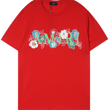 Натуральная футболка с рисунком Amiri 29401