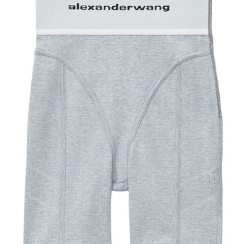 Хлопковые велосипедки Alexander Wang 29361