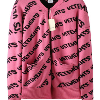 Кардиган унисекс с надписями Vetements 29539