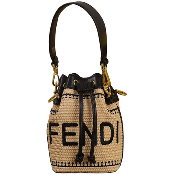 Стильная соломенная сумка Fendi 29571