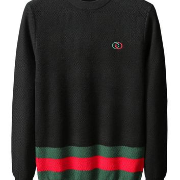 Повседневный мужской свитер с лого бренда 29644