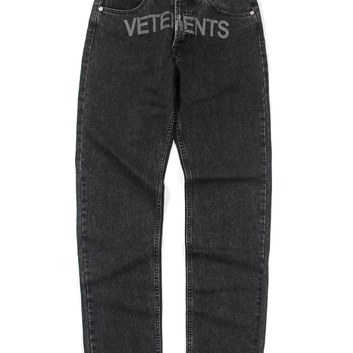 Джинсы унисекс с надписью VETEMENTS 29681