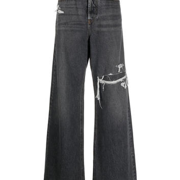Модные джинсы-клёш черного цвета Diesel 29674