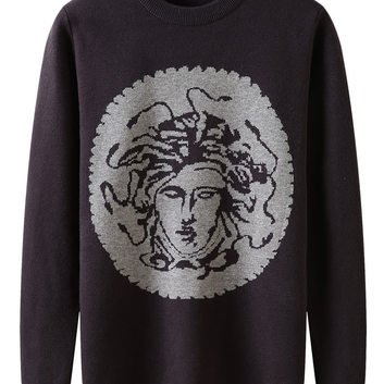 Легкий свитер с рисунком Versace 29769