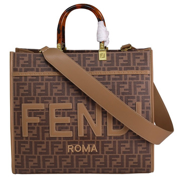 Вместительная сумка-шоппер с принтом Fendi 29932