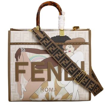 Стильная сумка-шоппер с рисунком Fendi 29936