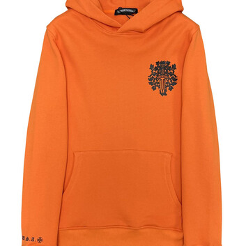 Оранжевое худи Chrome Hearts 30043