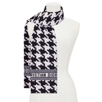 Шерстяной шарф с “гусиной лапкой” Dior 30107