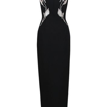Вечернее платье с цветами Herve Leger 30322