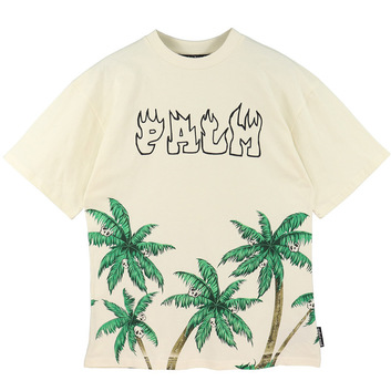 Белая футболка “Пальмы” Palm Angels 30419