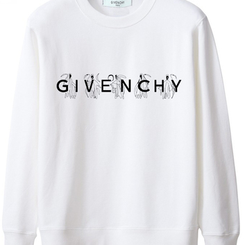 Свитшот с контрастной надписью Givenchy 30423