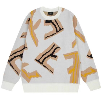 Хлопковый свитер с буквами Fendi 30640