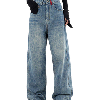 Прямые широкие джинсы для женщин 30692