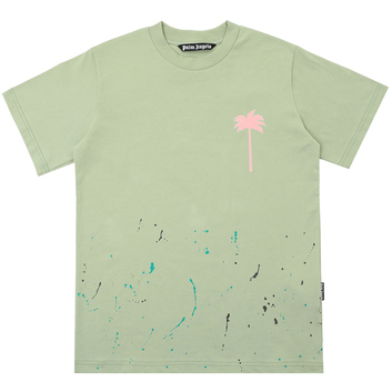 Зеленая футболка “Пальма” Palm Angels 30769