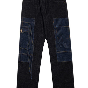 Широкие джинсы с карманами Louis Vuitton 30778
