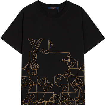 Крутая футболка с вышивкой Louis Vuitton 30829