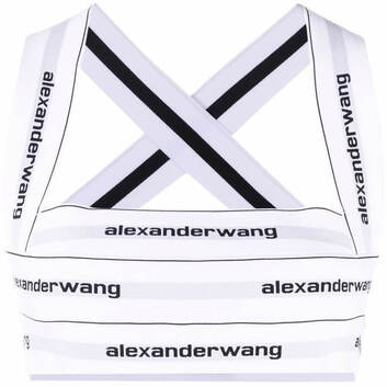 Эластичный топ с надписями Alexander Wang 30815