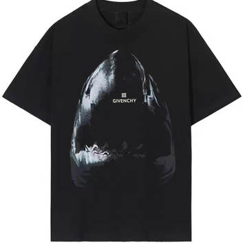 Хлопковая футболка с акулой Givenchy 30954