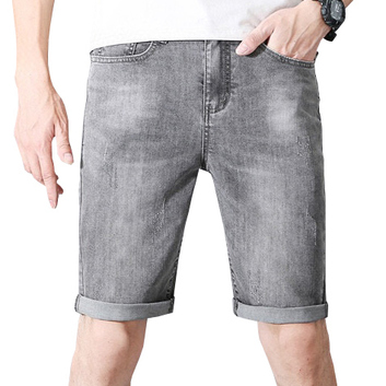 Светло-серые джинсовые шорты Armani 31036