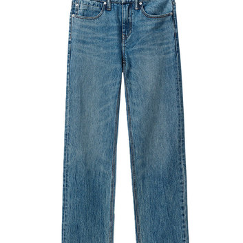 Широкие джинсы с плавками AlexanderWang 31083