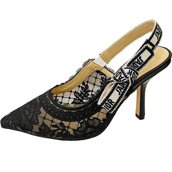 Женские открытые туфли с вышивкой Dior 31170
