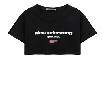 Укороченная футболка Alexander Wang 31211