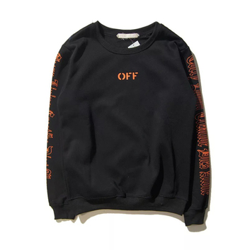 Черная толстовка Vlone x Off White 5762-1