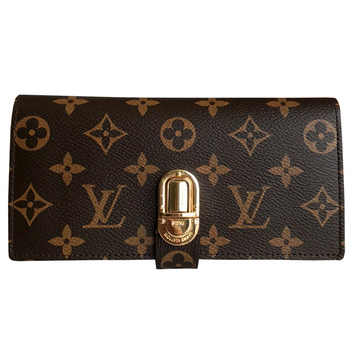 Коричневый кожаный кошелек Louis Vuitton 9787-2