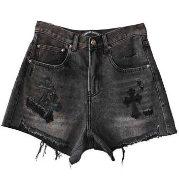 Темные джинсовые шорты Chrome Hearts 31358