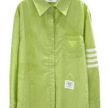 Женская рубашка с полосками Thom Browne 31359