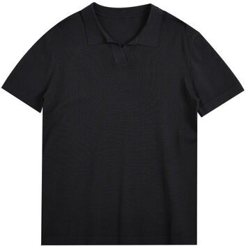 Однотонная футболка-поло 31433