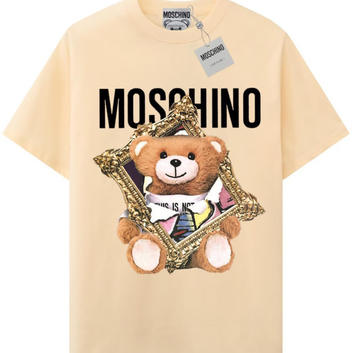 Унисекс футболка с мишкой Moschino 31501