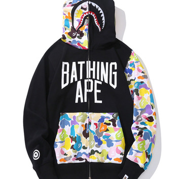 Толстовка с разноцветным принтом Bape 31700