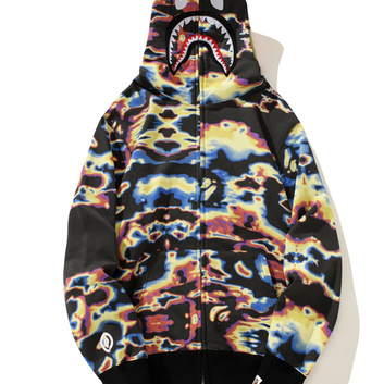 Толстовка Bape с разноцветным принтом 31702