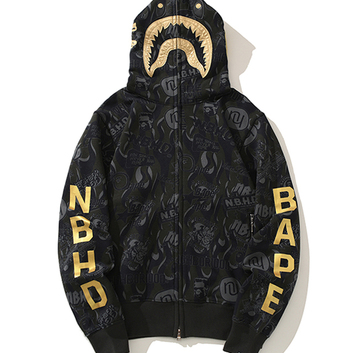 Толстовка черная с золотом Bape 31703