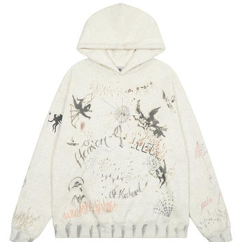 Толстовка оверсайз с принтом Saint Michael 31750