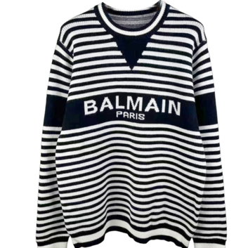 Свитер мужской в полоску Balmain 31779