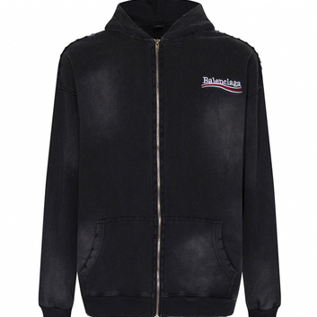 Толстовка оверсайз с вышивкой Balenciaga 31826