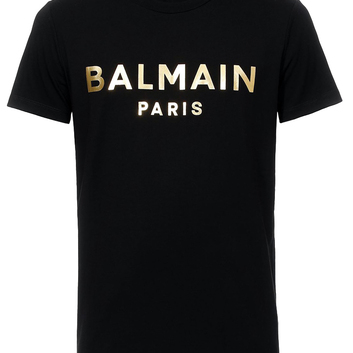 Футболка с золотой надписью Balmain 25310-1