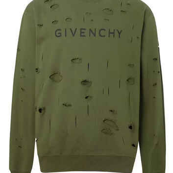 Свитшот с оригинальным декором унисекс Givenchy 31925