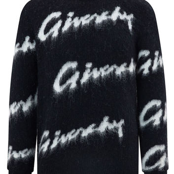 Мужской теплый свитер с надписями Givenchy 31947