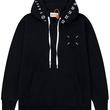Oversize толстовка с декором на капюшоне Maison Margiela 31963