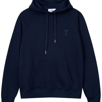 Однотонная темно-синяя толстовка унисекс AMI 31719-1