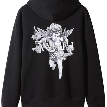 Худи с рисунком на спине “Амур” Amiri 27907