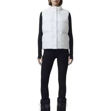Белая жилетка-пуховик Canada Goose 29775